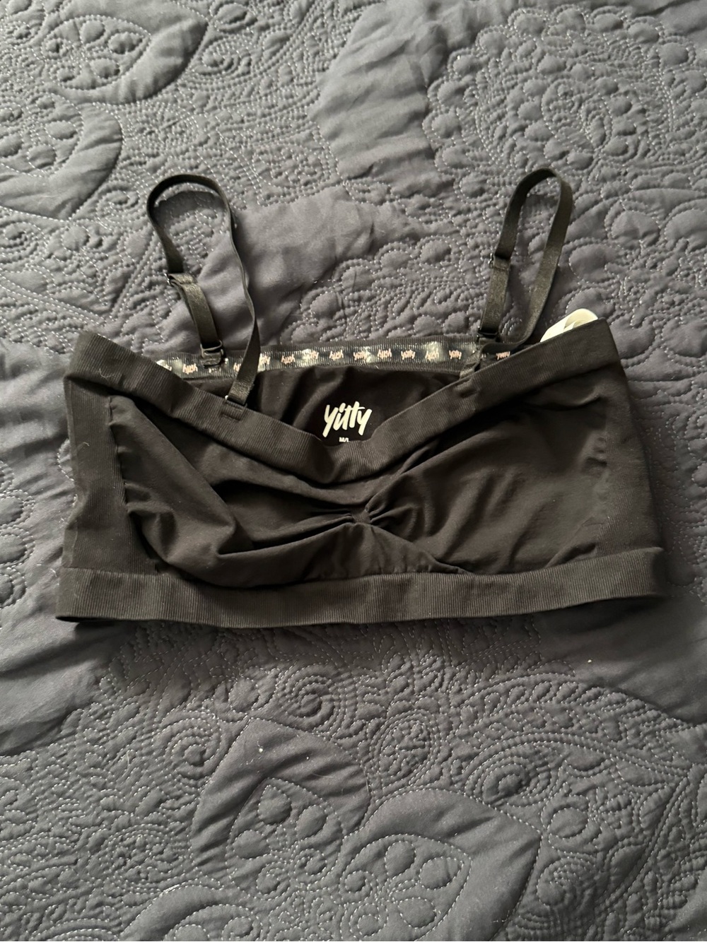 🆕 Yitty Black Strapless Bandeau Bra M/L